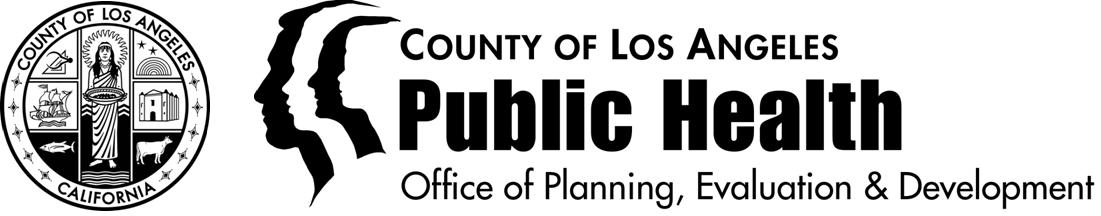 La County Department Of Public Health Office Of Planning 